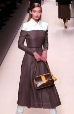 GIGI HADID at Fendi Fashion Show at MFW in Milan 02/22/2018