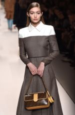 GIGI HADID at Fendi Fashion Show at MFW in Milan 02/22/2018