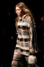 GIGI HADID at Missoni Fashion Show at MFW in Milan 02/24/2018
