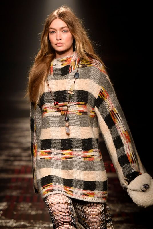 GIGI HADID at Missoni Fashion Show at MFW in Milan 02/24/2018