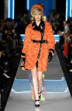 GIGI HADID at Moschino Runway Show at Milan Fashion Week 02/21/2018