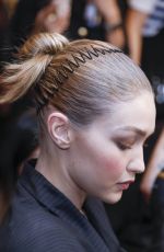 GIGI HADID at Prabal Gurung Catwalk Show at New York Fashion Week 02/11/2018
