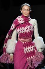 GIGI HADID at Prabal Gurung Catwalk Show at New York Fashion Week 02/11/2018