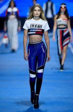 GIGI HADID at Tommy Hilfiger Spring/Summer 2018 Runway Show in Milan 02/25/2018
