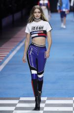 GIGI HADID at Tommy Hilfiger Spring/Summer 2018 Runway Show in Milan 02/25/2018