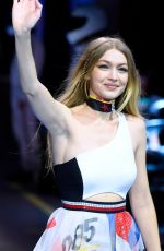GIGI HADID at Tommy Hilfiger Spring/Summer 2018 Runway Show in Milan 02/25/2018