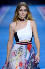 GIGI HADID at Tommy Hilfiger Spring/Summer 2018 Runway Show in Milan 02/25/2018