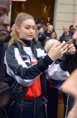 GIGI HADID at Tommy x Gigi Capsule Collection Presentation in Milan 02/24/2018