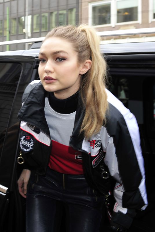 GIGI HADID at Tommy x Gigi Capsule Collection Presentation in Milan 02/24/2018