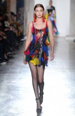 GIGI HADID at Versace Runway Show at Milan Fashion Week 02/23/2018