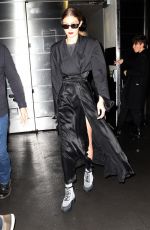 GIGI HADID Leaves Brandon Maxwell Fashion Show at NYFW in New York 02/11/2018