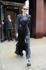GIGI HADID Leaves Her Apartment in New York 02/11/2018