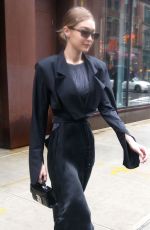 GIGI HADID Leaves Her Apartment in New York 02/11/2018