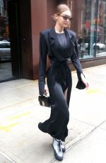 GIGI HADID Leaves Her Apartment in New York 02/11/2018