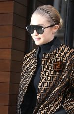 GIGI HADID Leaves Her Apartment in New York 02/20/2018