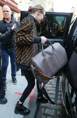 GIGI HADID Leaves Her Apartment in New York 02/20/2018