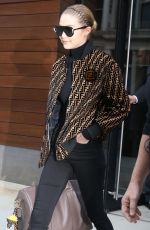 GIGI HADID Leaves Her Apartment in New York 02/20/2018