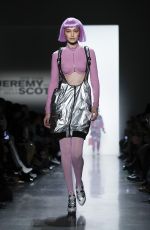GIGI HADID on the Runway of Jeremy Scott Fashion Show in New York 02/08/2018