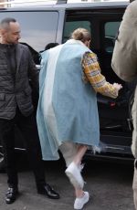 GIGI HADID Out and About in Milan 02/21/2018