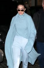 GIGI HADID Out and About in New York 02/06/2018