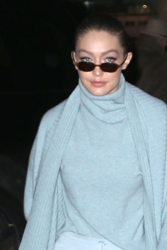 GIGI HADID Out and About in New York 02/06/2018