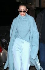 GIGI HADID Out and About in New York 02/06/2018
