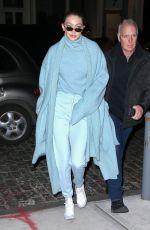 GIGI HADID Out and About in New York 02/06/2018
