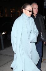 GIGI HADID Out and About in New York 02/06/2018