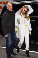 GIGI HADID Out at Fashion Week in New York 02/09/2018