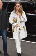 GIGI HADID Out at Fashion Week in New York 02/09/2018