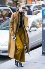 GIGI HADID Out in New York 02/03/2018
