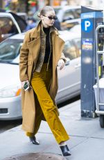 GIGI HADID Out in New York 02/03/2018