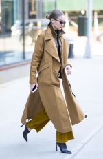GIGI HADID Out in New York 02/03/2018