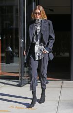 GIGI HADID Out to Fashion Week in New York 02/08/2018