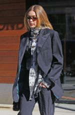 GIGI HADID Out to Fashion Week in New York 02/08/2018