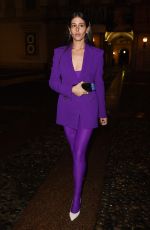 GILDA AMBROSIO Arrives at Versace Fashion Show in Milan 02/23/2018