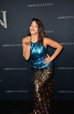 GINA RODRIGUEZ at Annihilation Premiere in Los Angeles 02/13/2018