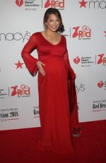 GINGER ZEE at Go Red for Women Red Dress Collection 2018 Presented by Macy’s in New York 02/08/2018