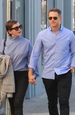 GINIFER GOODWIN and Josh Dallas Out for Lunch in Beverly Hills 02/09/2018