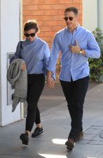 GINIFER GOODWIN and Josh Dallas Out for Lunch in Beverly Hills 02/09/2018