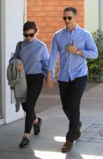 GINIFER GOODWIN and Josh Dallas Out for Lunch in Beverly Hills 02/09/2018