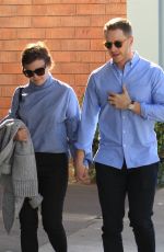 GINIFER GOODWIN and Josh Dallas Out for Lunch in Beverly Hills 02/09/2018