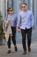 GINIFER GOODWIN and Josh Dallas Out for Lunch in Beverly Hills 02/09/2018