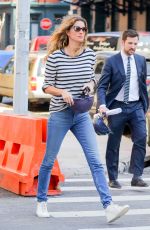 GISELE BUNDCHEN at a Construction Site in New York 02/21/2018