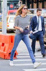 GISELE BUNDCHEN at a Construction Site in New York 02/21/2018