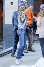 GISELE BUNDCHEN at a Construction Site in New York 02/21/2018