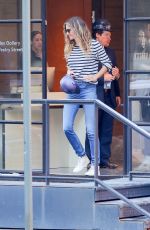 GISELE BUNDCHEN at a Construction Site in New York 02/21/2018