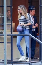 GISELE BUNDCHEN at a Construction Site in New York 02/21/2018