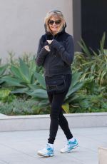 GOLDIE HAWN Out Shopping in Brentwood 02/24/2018