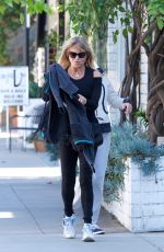 GOLDIE HAWN Out Shopping in Brentwood 02/24/2018